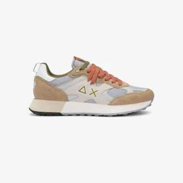 נעלי סניקרס לגבר SUN68 JAKI OUTDOOR- BEIGE