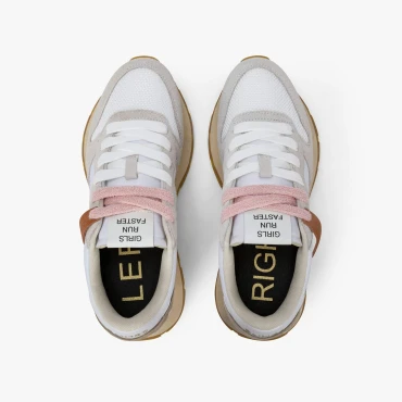 נעלי סניקרס לאישה SUN68 ALLY VINTAGE SNEAKER- OFF WHITE