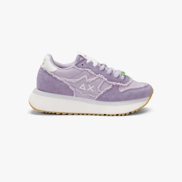 נעלי סניקרס לאישה SUN68 BIG STARGIRL CANVAS- LILAC