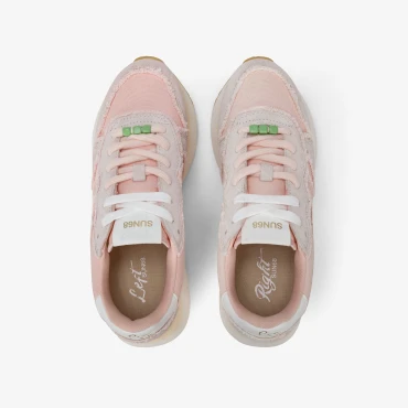 נעלי סניקרס לאישה SUN68 BIG STARGIRL CANVAS- PORCELAIN PINK