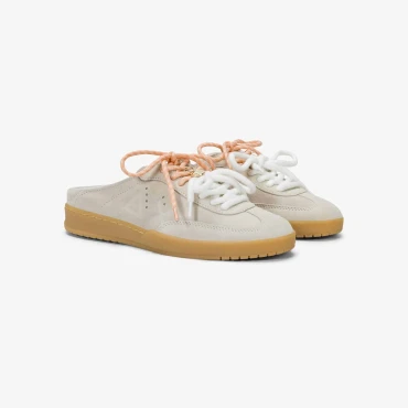 נעליים לאישה SUN68 CALIFORNIA SUN SUEDE SABOT- OFF WHITE