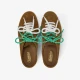 נעליים לאישה SUN68 CALIFORNIA SUN SUEDE SABOT- FOX BROWN