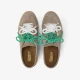נעליים לאישה SUN68 CALIFORNIA SUN SUEDE SABOT- STONE GREY