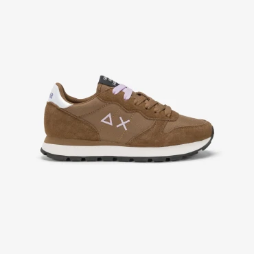 נעלי סניקרס לאישה SUN68 ALLY SOLID NYLON - Dark brown