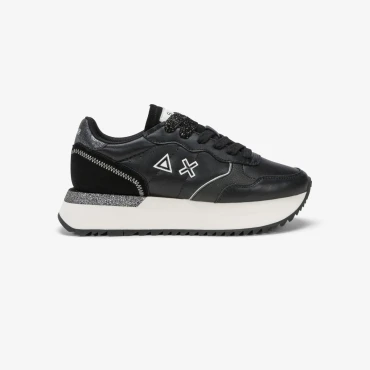 נעלי סניקרס לאישה SUN68 BIG ALLY PU - Black