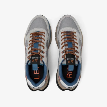 נעלי סניקרס לגבר SUN68 FIRE & CAMPING - Grey