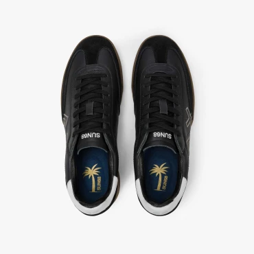 נעלי סניקרס לגבר SUN68 CALIFORNIA SUN LEATHER- Black
