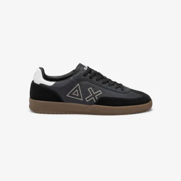 נעלי סניקרס לגבר SUN68 CALIFORNIA SUN LEATHER- Black