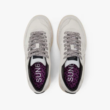 נעלי סניקרס לאישה SUN68 SALLY - OFF WHITE