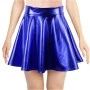 חצאית מטאלית כחולה