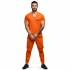 תחפושת אסיר קצר לגברים one size