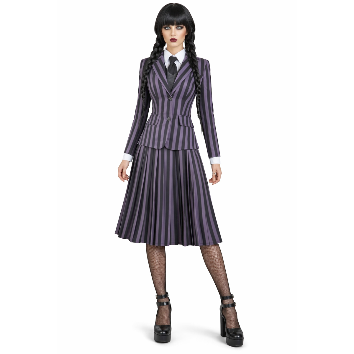 תחפושת הילדה האפלה בתלבושת בית ספר