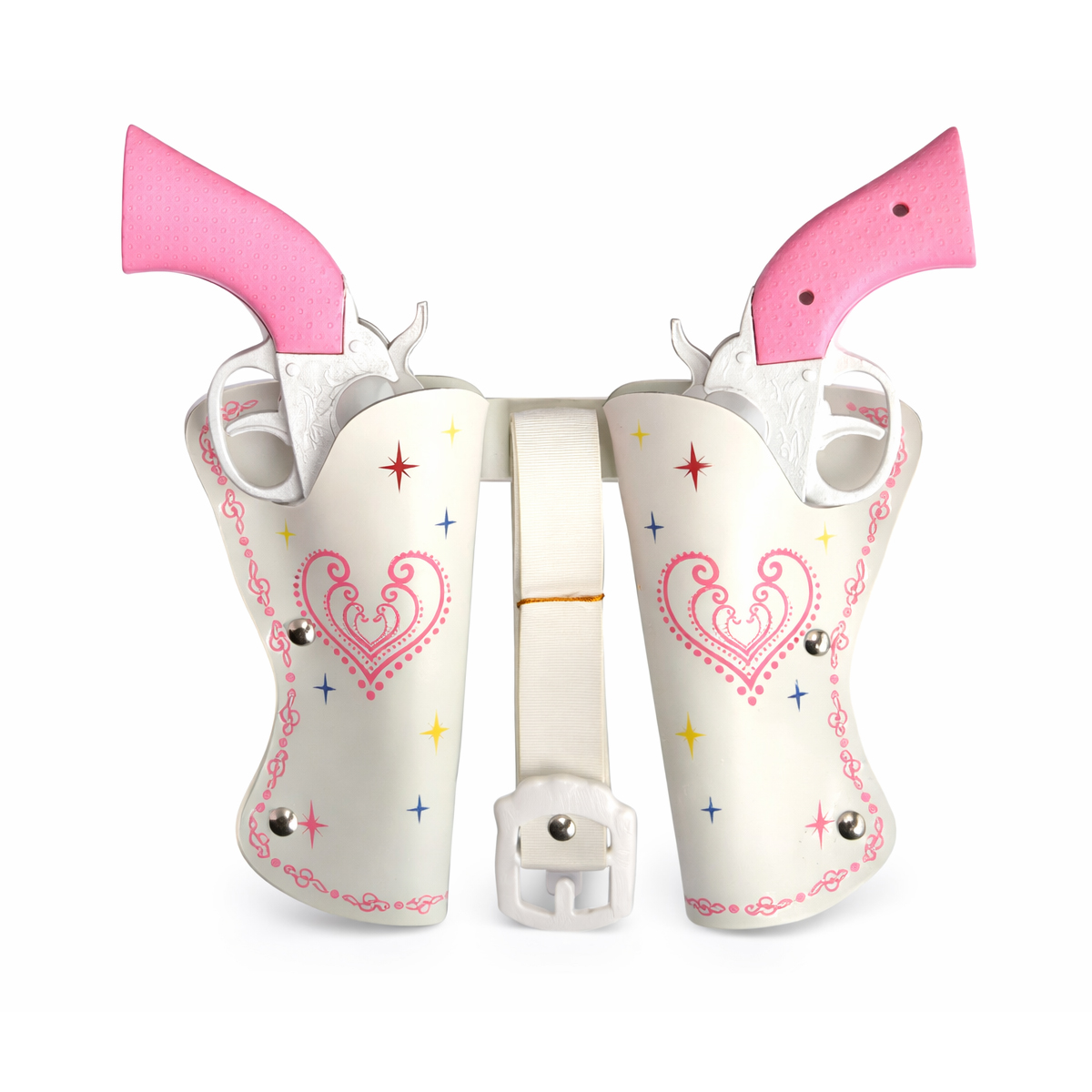 זוג נרתיקים ואקדחים בצבע ורוד