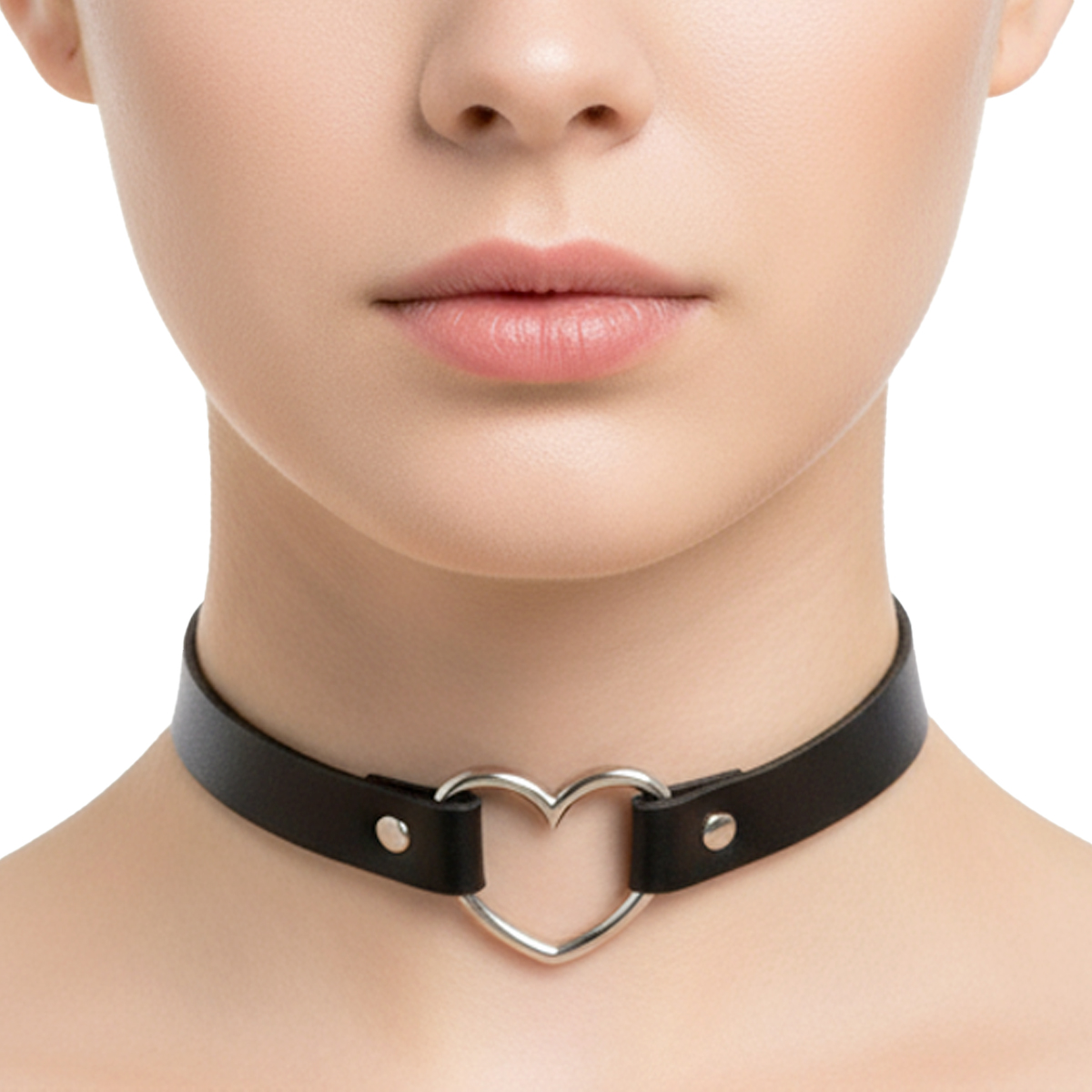 צ׳וקר מסגרת לב - שחור