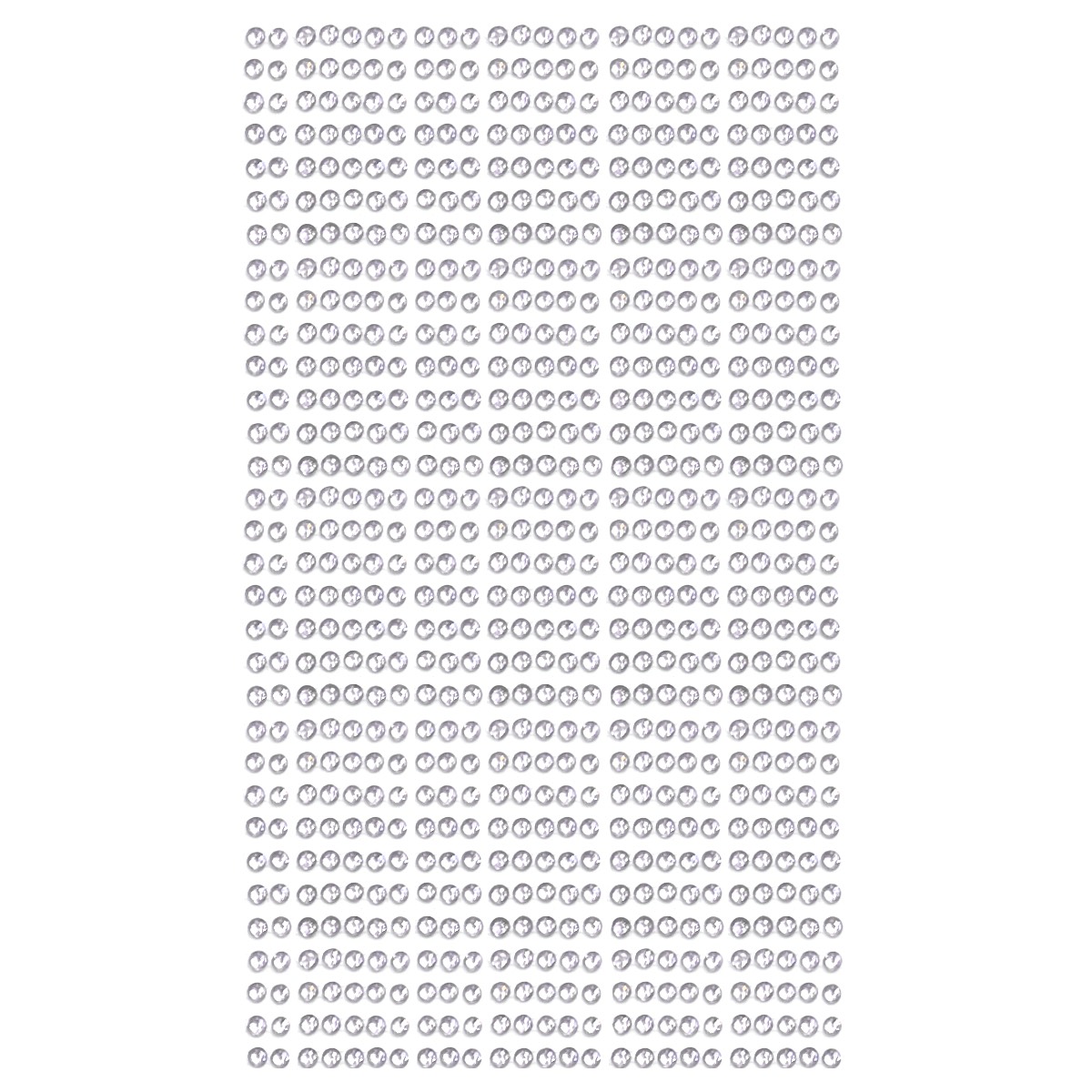 חבילת יהלומים להדבקה בצבע כסף