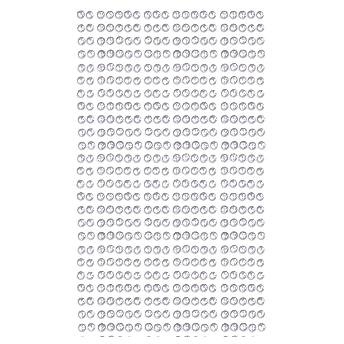 חבילת יהלומים בינוניים להדבקה - כסף