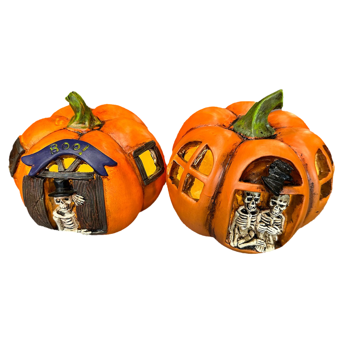 פסל שלד בדלעת להלוואין פסל שלד בדלעת להלוואין