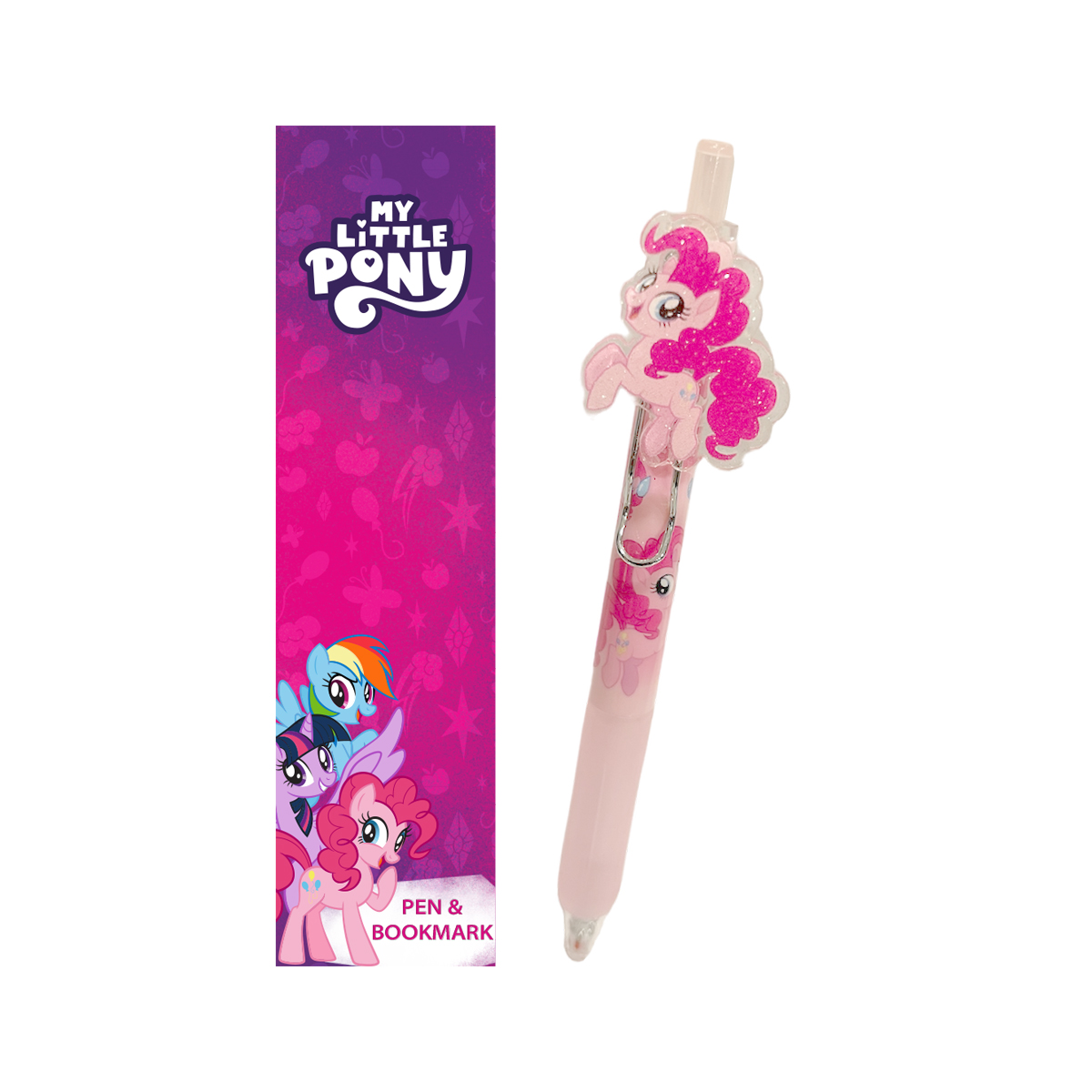 עט הפוני הקטן שלי + סימניה - Pinkie Pie עט הפוני הקטן שלי + סימניה - Pinkie Pie
