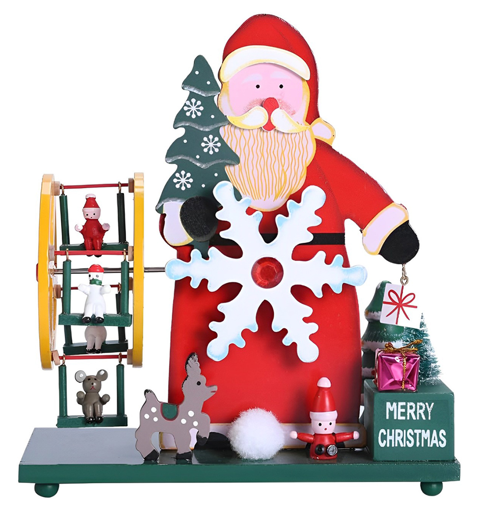 פסלון כריסמס גן שעשועים - סנטה