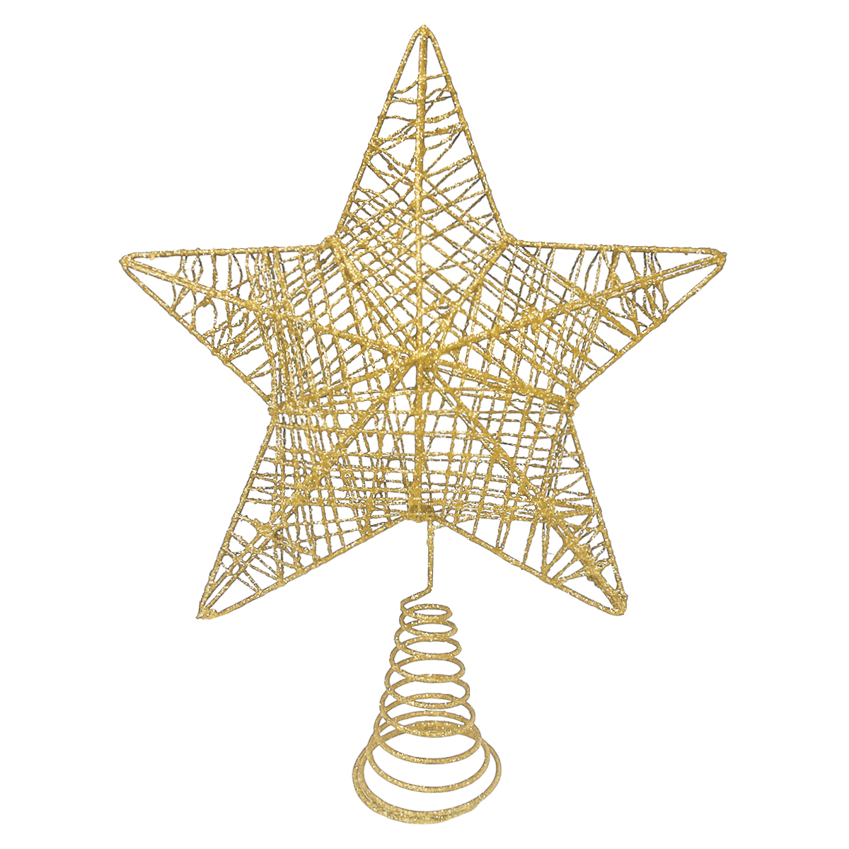 כוכב מנצנץ חלול לעץ אשוח