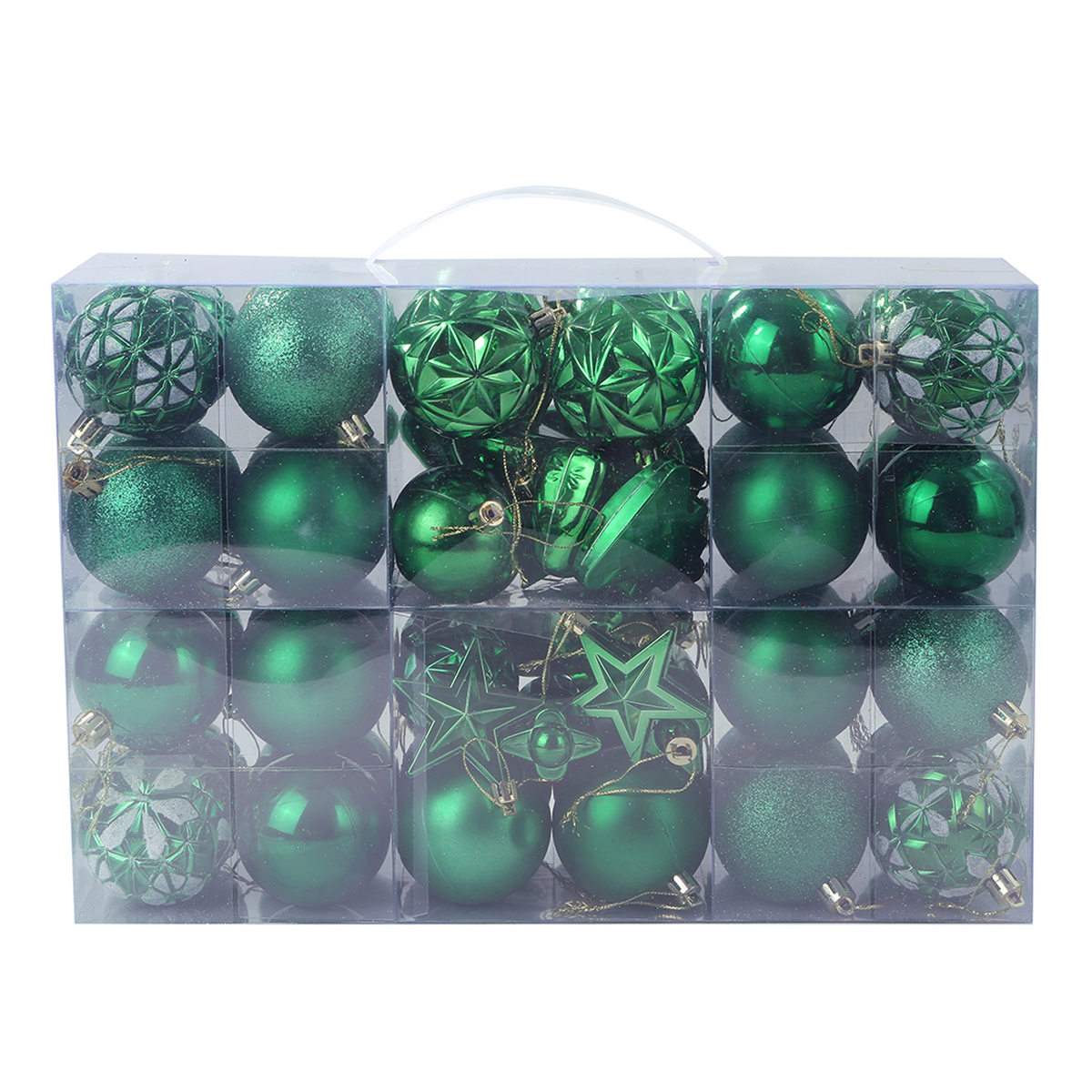 מארז מזוודה משולב קישוטים וכדורי כריסמס