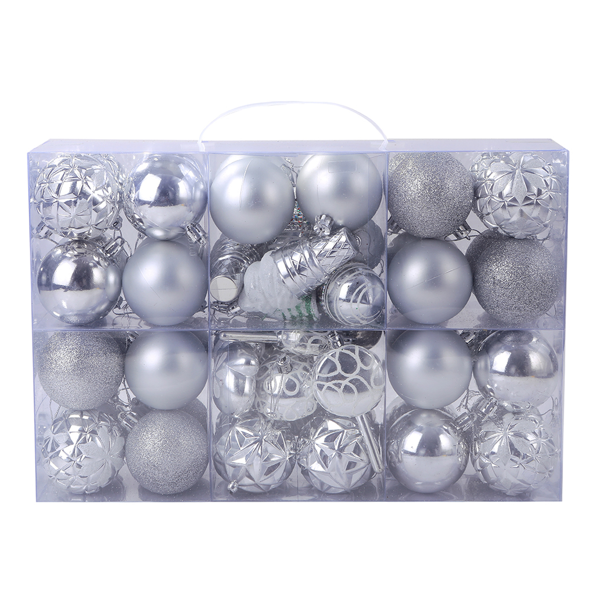 מארז מזוודה משולב קישוטים וכדורי כריסמס