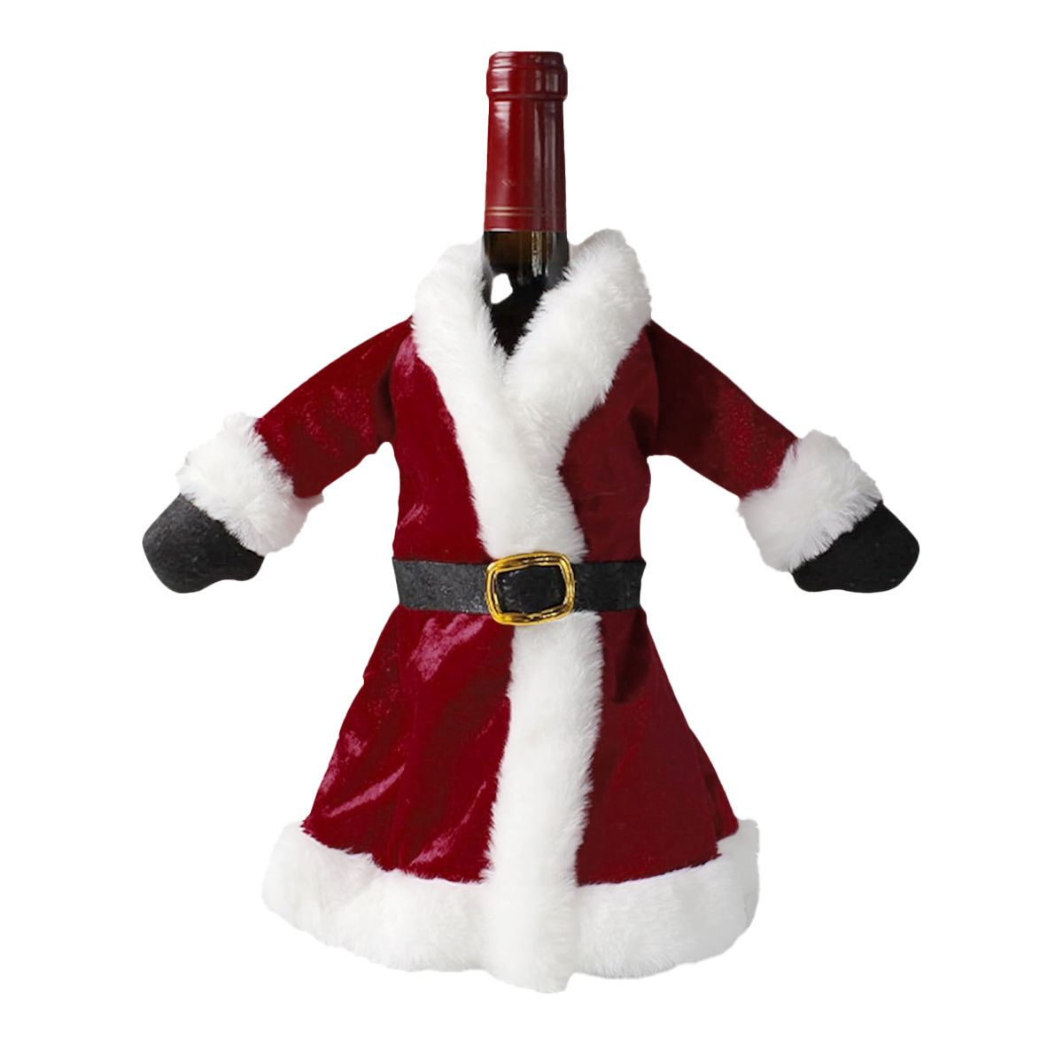 כיסוי לבקבוק יין תלבושת סנטה