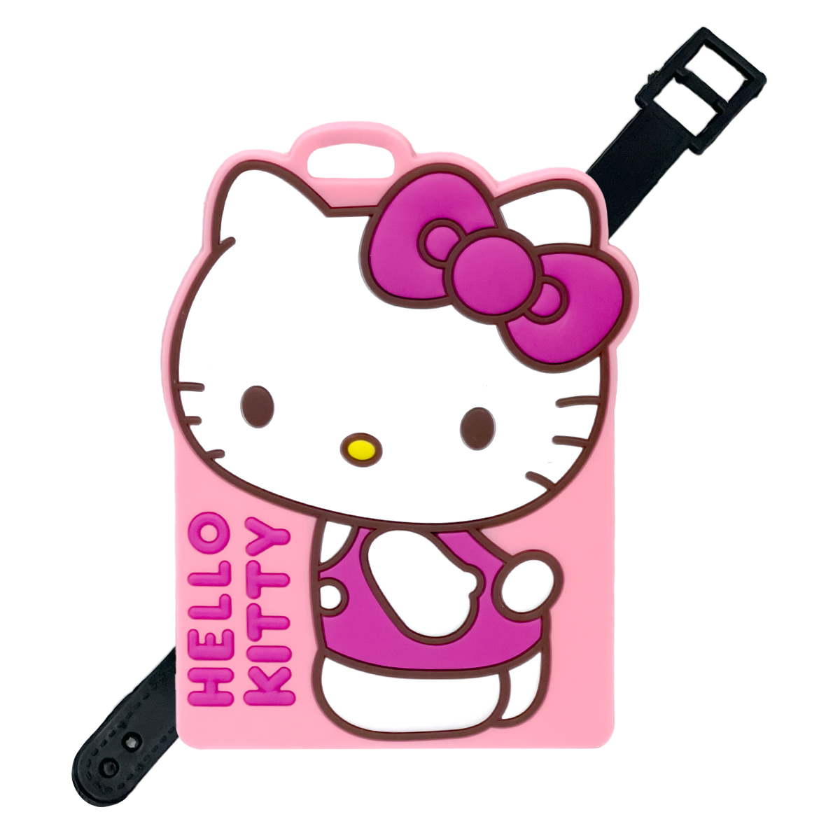 תג שם למזוודה - הלו קיטי ורוד