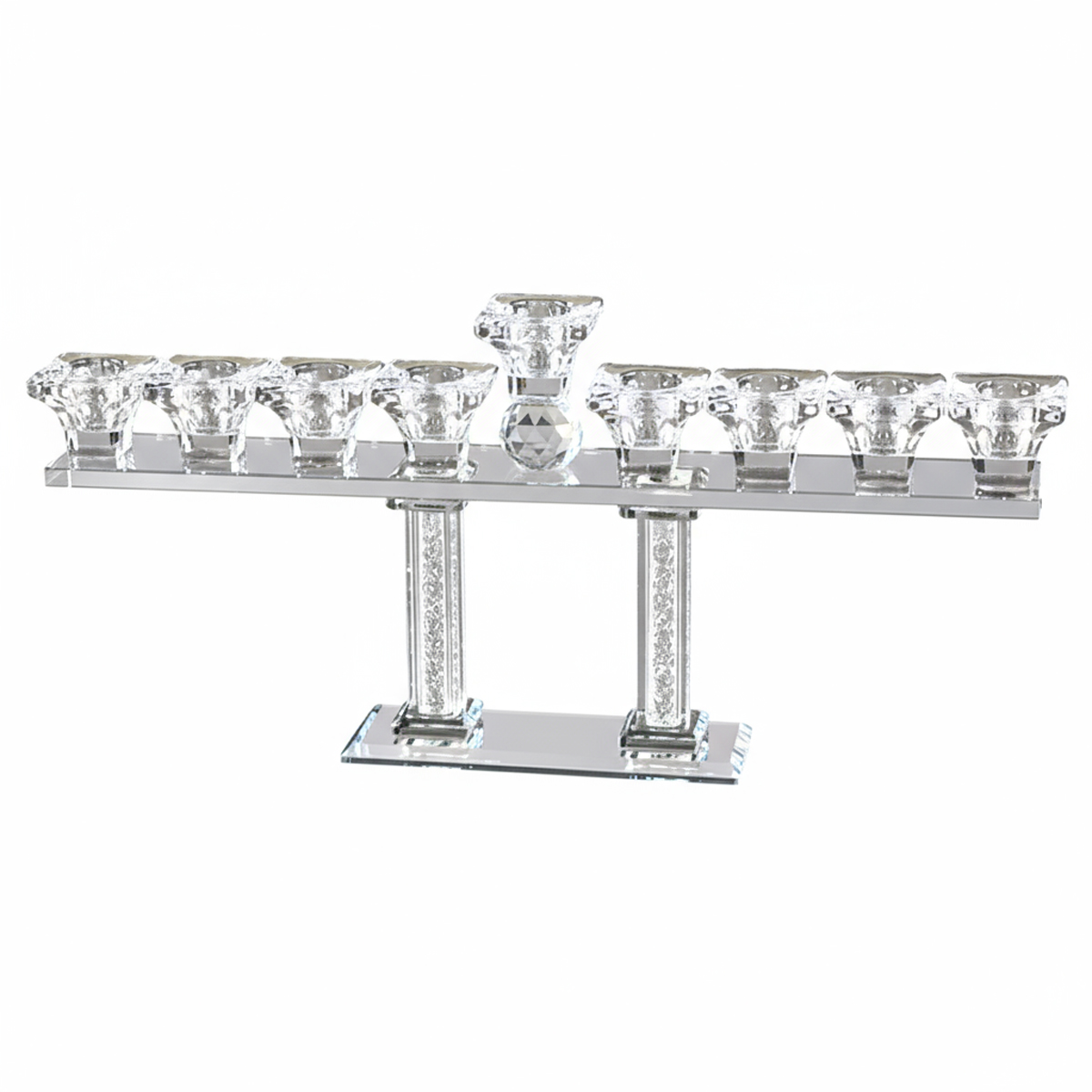חנוכיית קריסטל 37x17 ס״מ