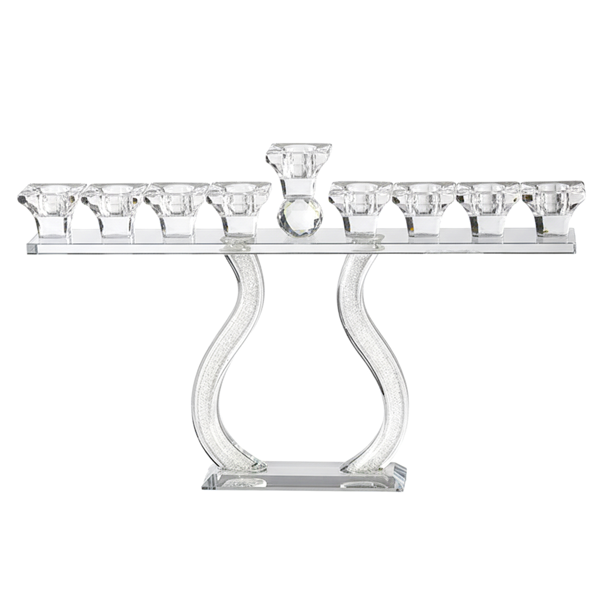 חנוכיית קריסטל 37x24 ס״מ