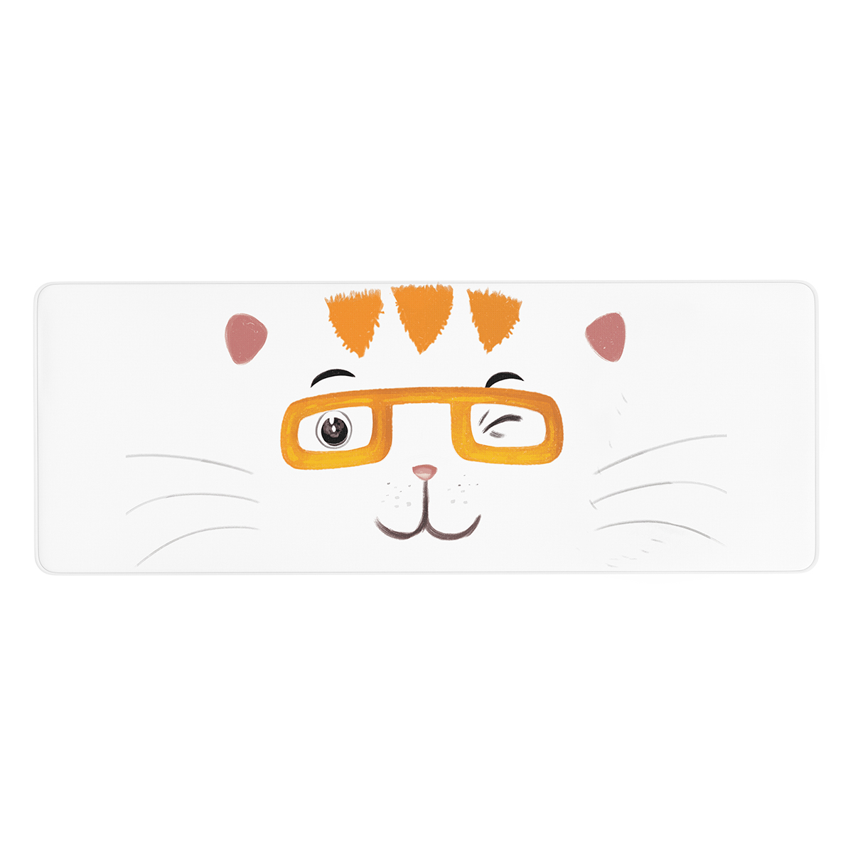 משטח רחב לעכבר 80x30 ס״מ - פרצוף כראמל