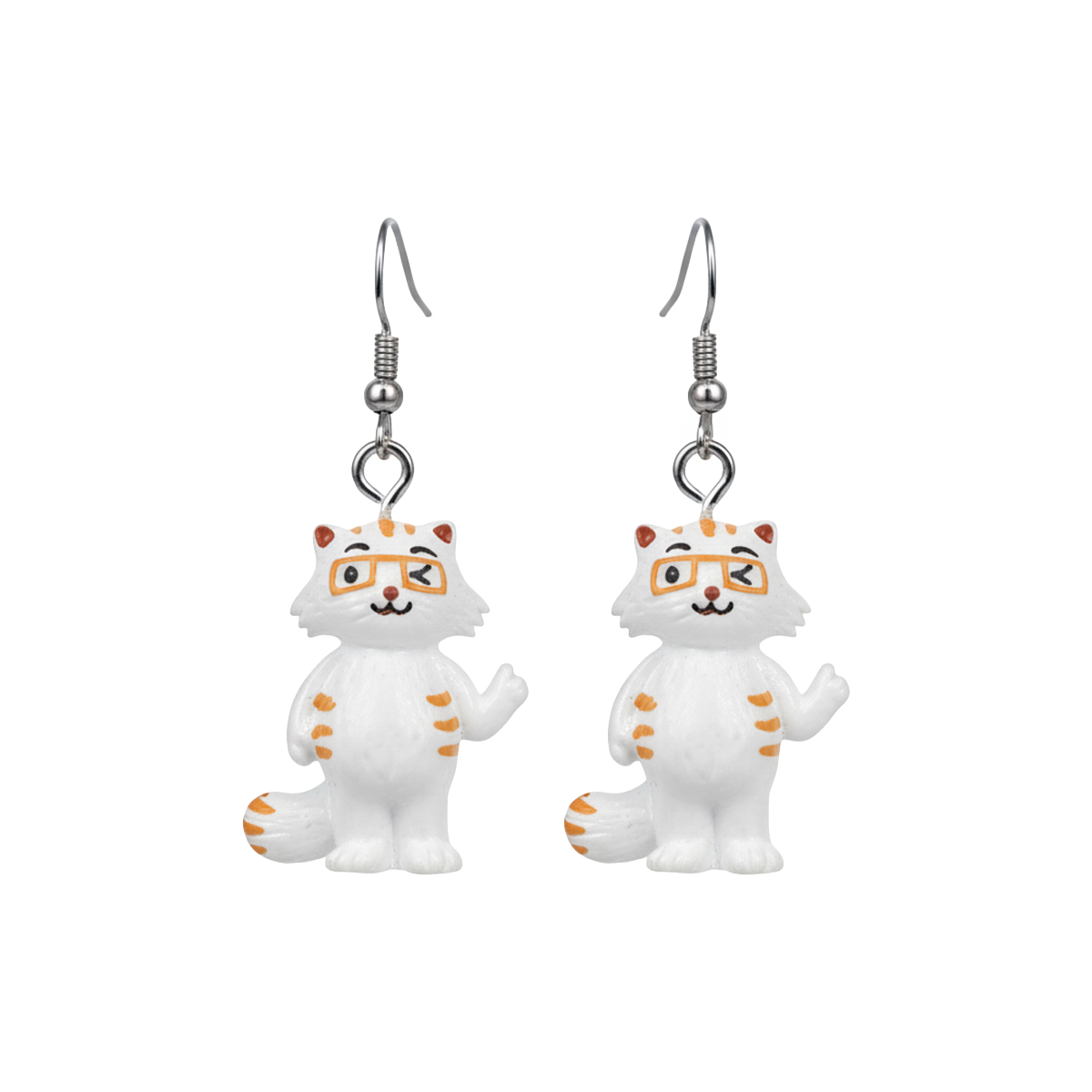 זוג עגילי כראמל קורץ