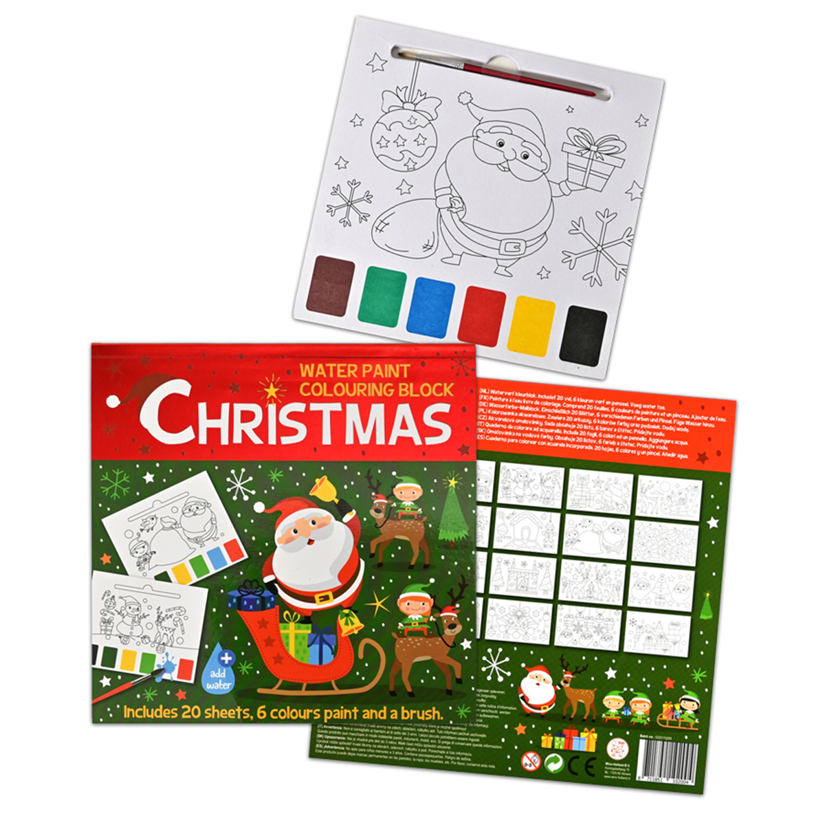 חוברת צביעה לכריסמס