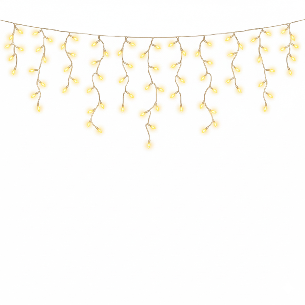 שרשרת נטיפים 432 לדים תאורה לבנה IP44 CM (1000X1000 ס"מ)