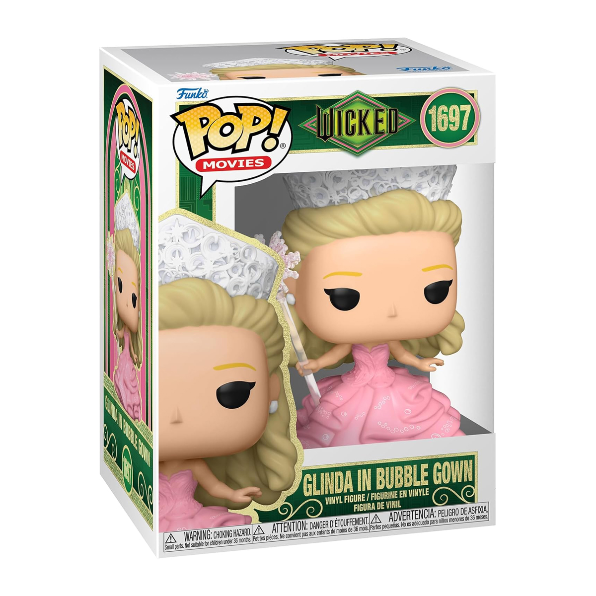 בובת פופ וויקד גלינדה בשמלת בועות