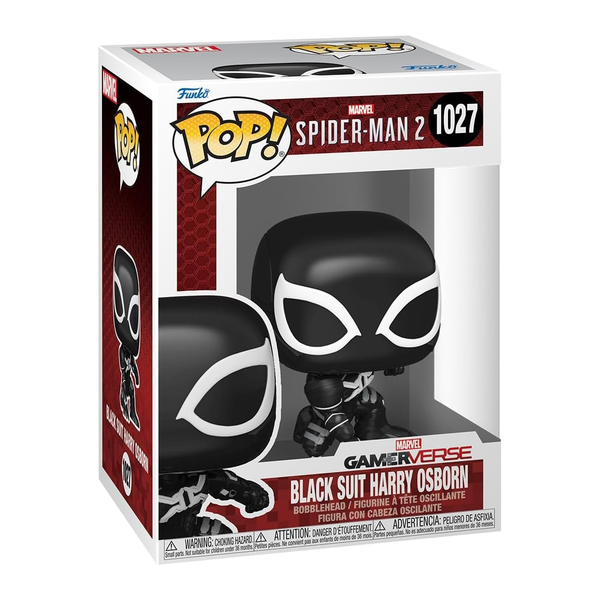 בובת פופ ספיידרמן שחור בחליפה שחורה בובת פופ ספיידרמן שחור בחליפה שחורה