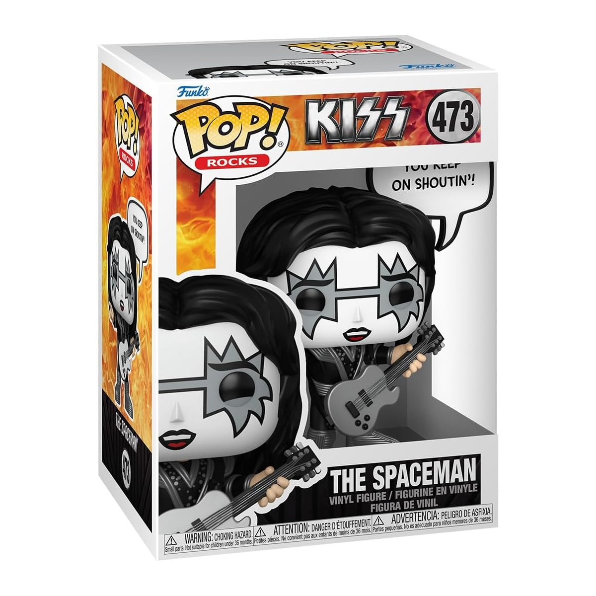 בובת פופ קיס איש החלל - פופ אמירות