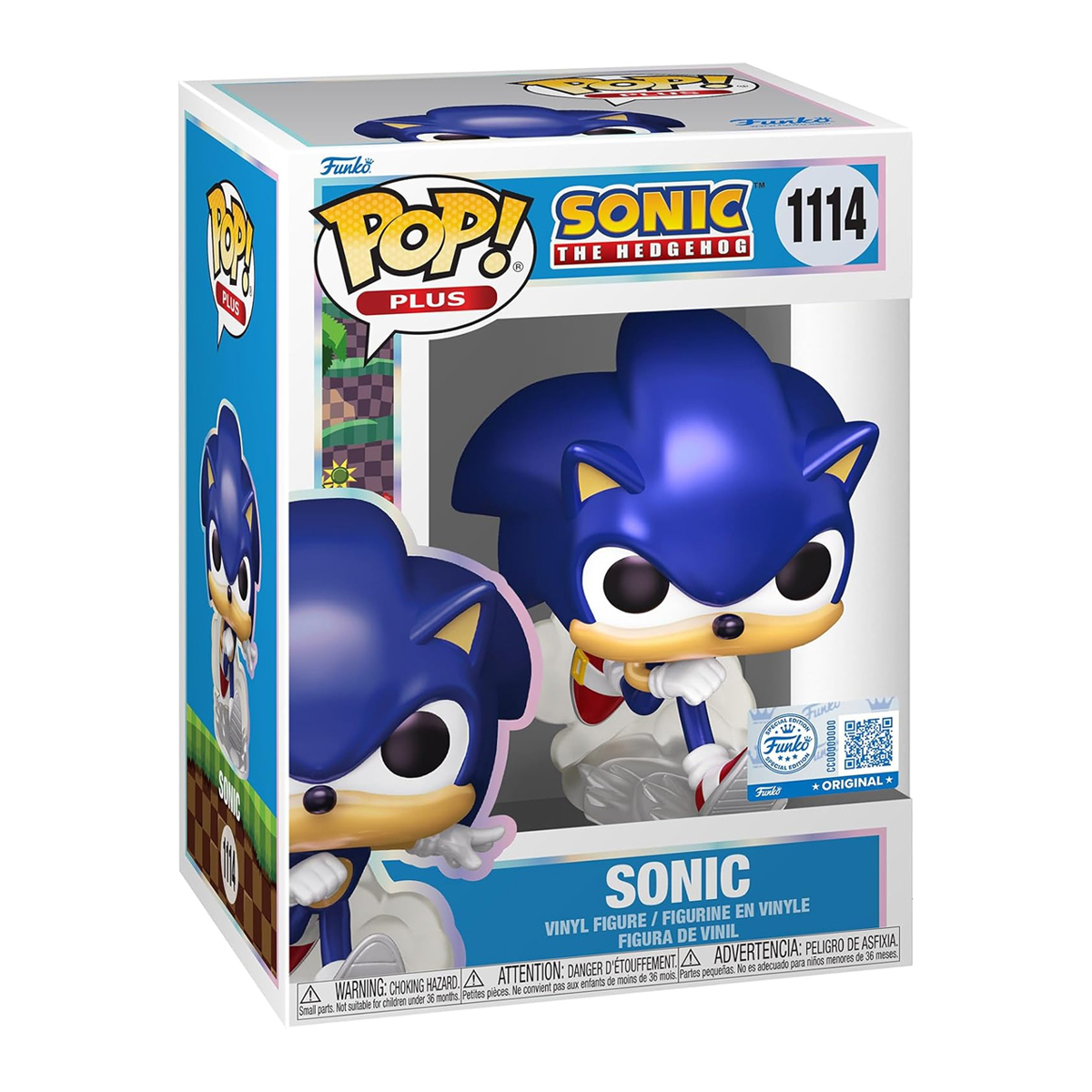 בובת פופ אקסקלוסיבי סוניק הקיפוד בריצה