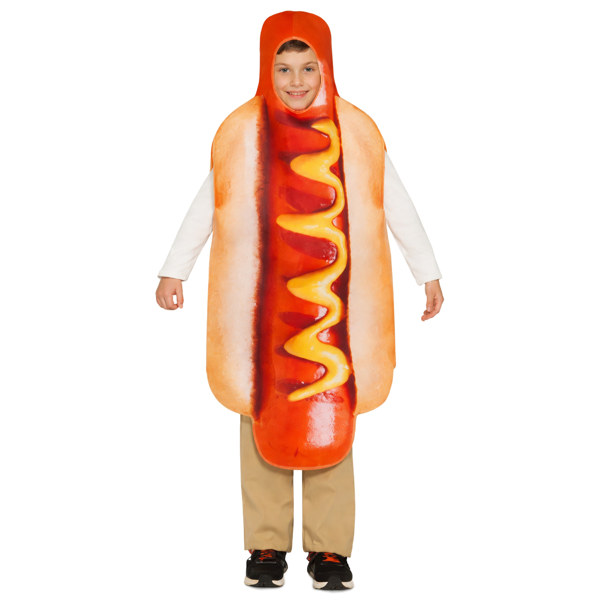 תחפושת נקניקיה בלחמניה לילדים