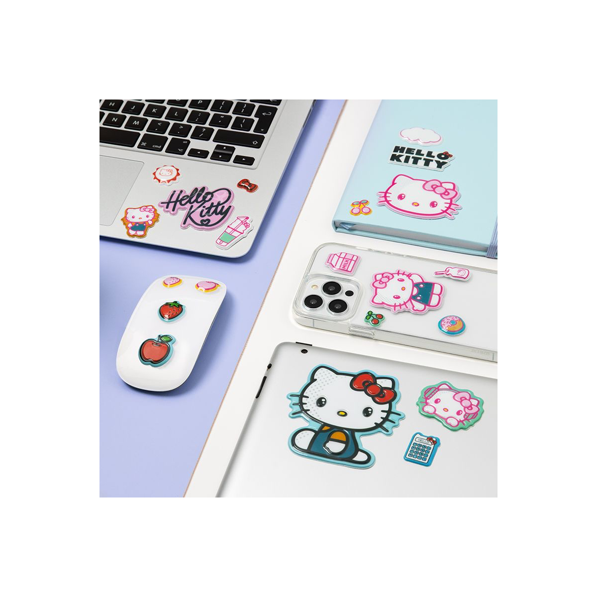 מארז מדבקות נפוחות הלו קיטי