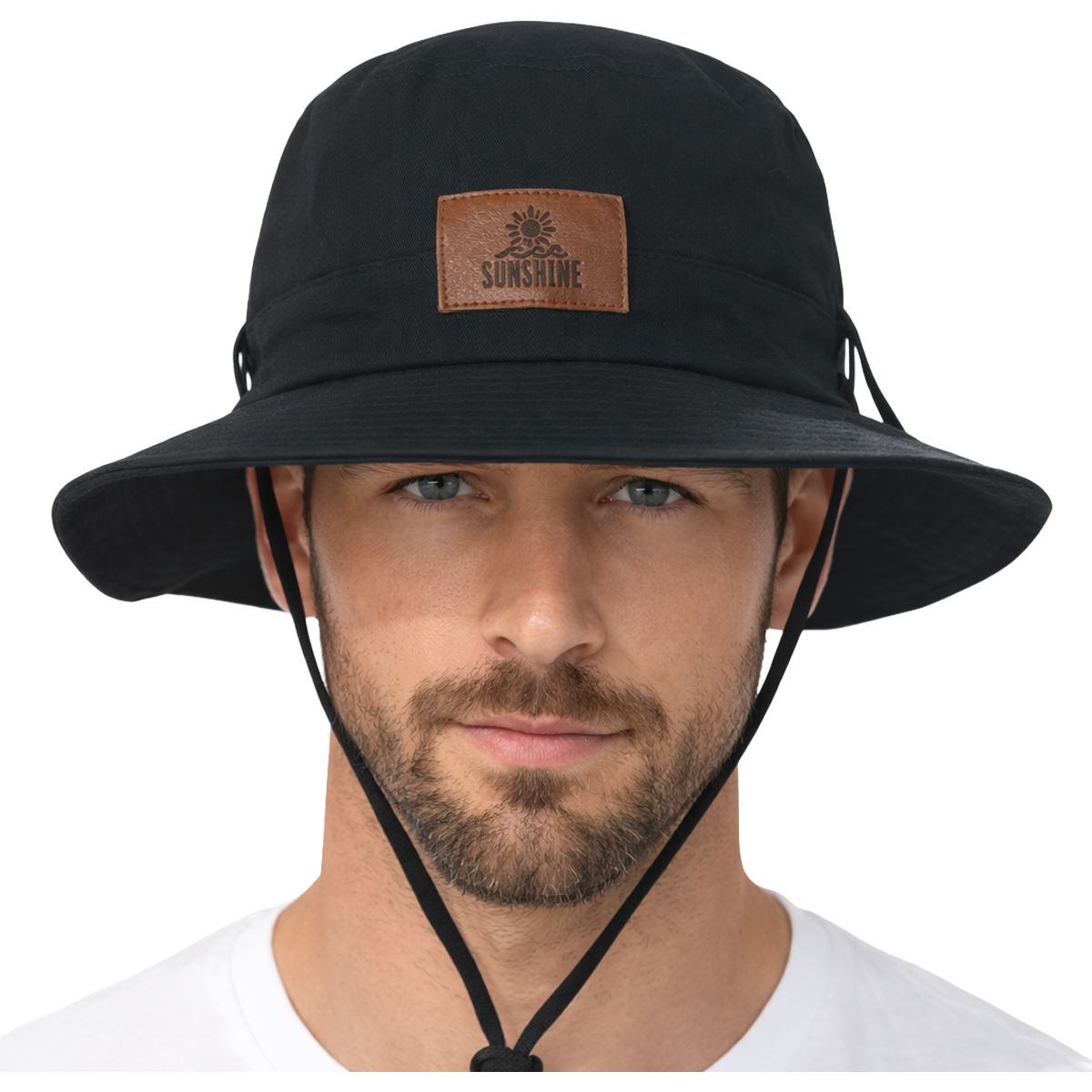 כובע רחב שוליים בצבע שחור