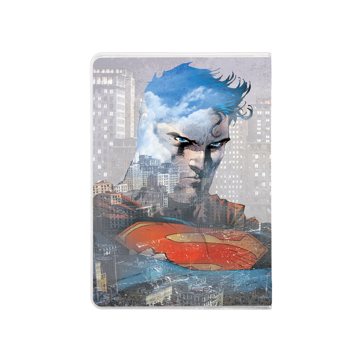 כיסוי לכרטיסים סופרמן רקע העיר