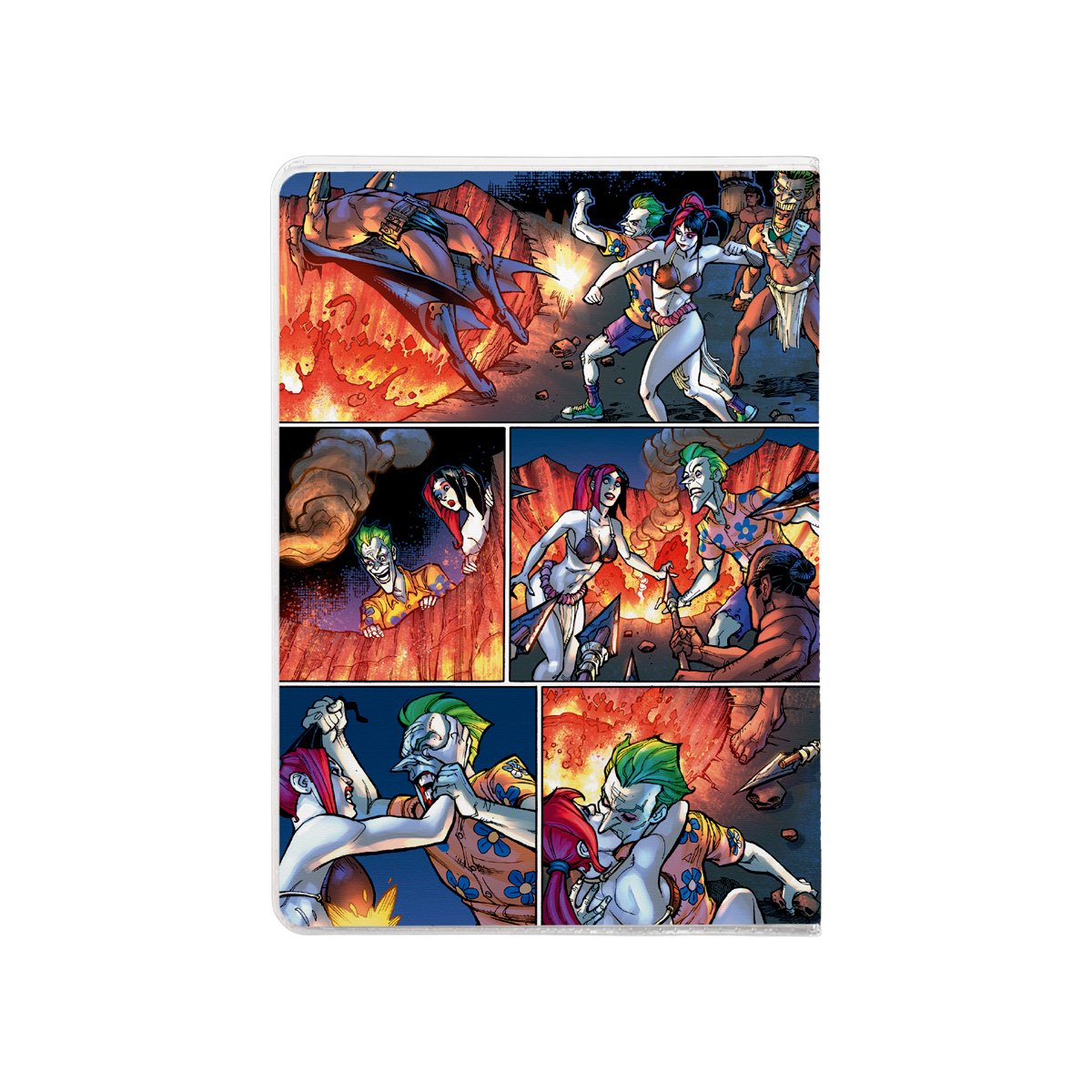 כיסוי לכרטיסים קומיקס ג׳וקר והארלי קווין