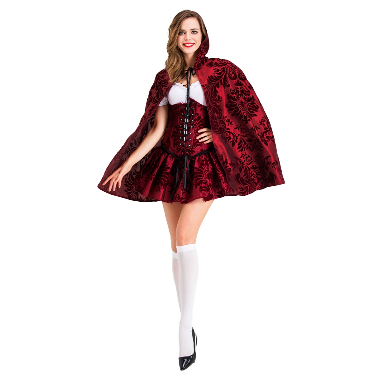 תחפושת כיפה אדומה יוקרתית