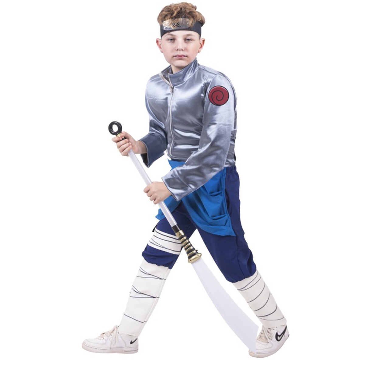 תחפושת נארוטו כחול אפור לילדים