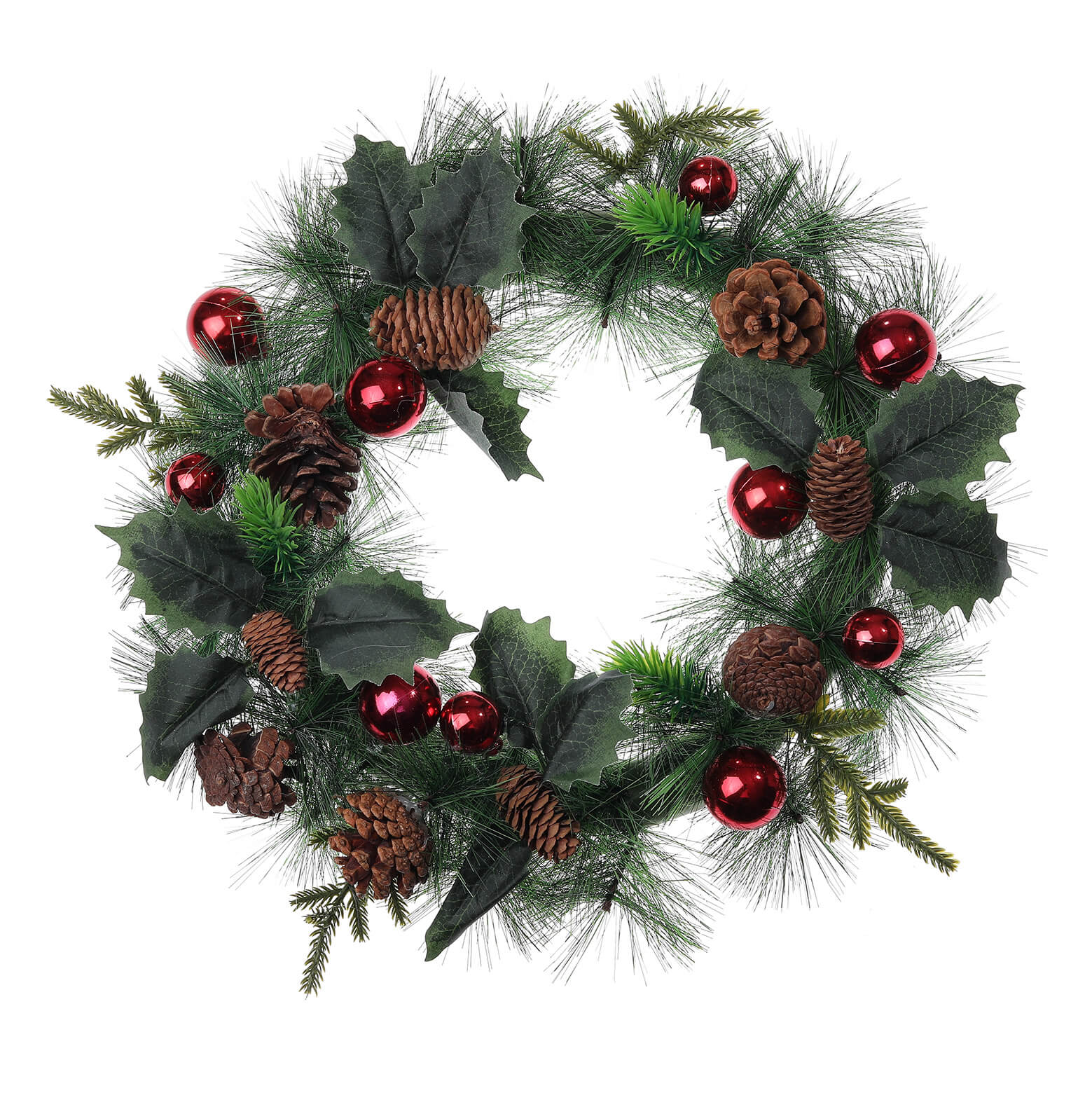 זר אצטרובלים אדמדם