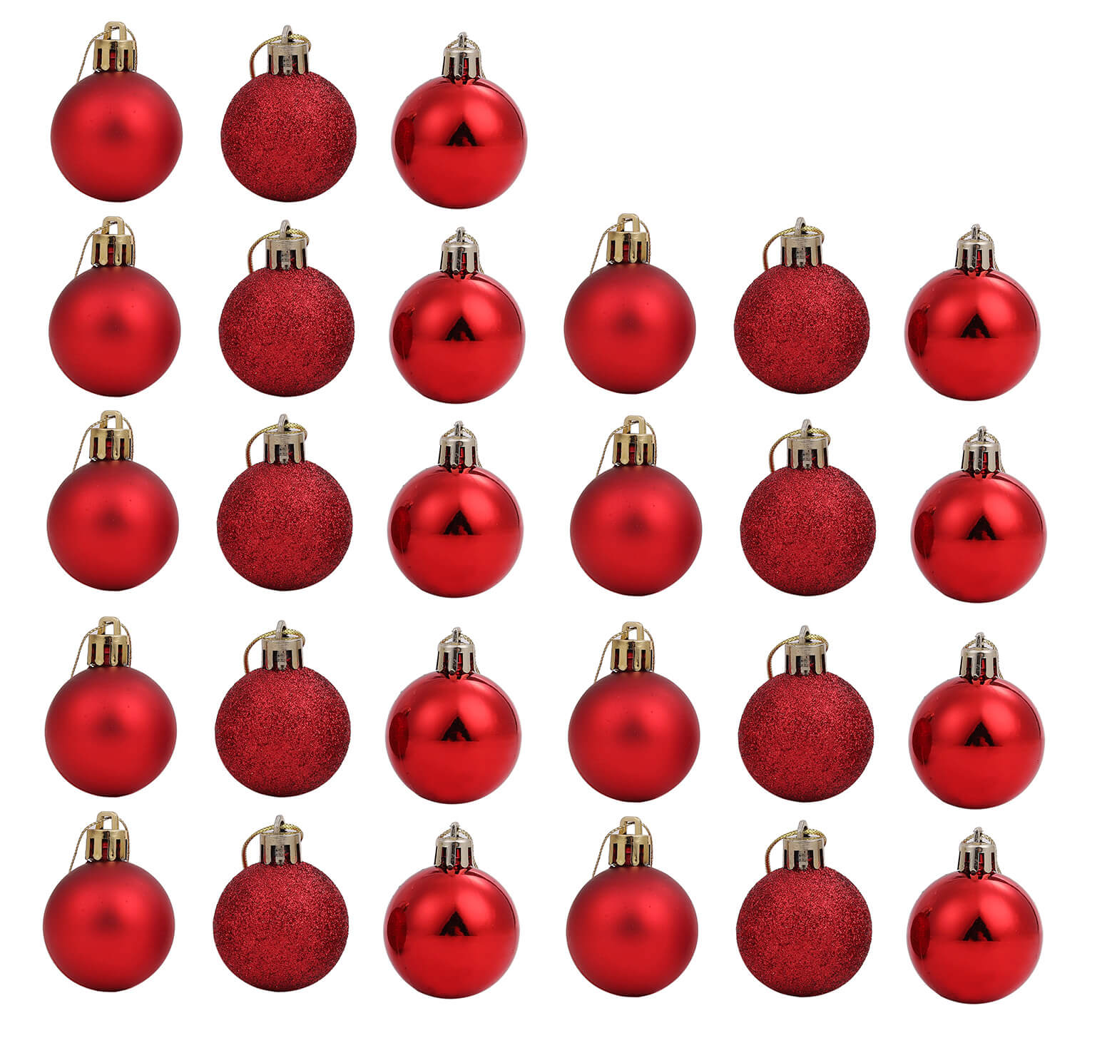 מארז 27 כדורים לקישוט העץ