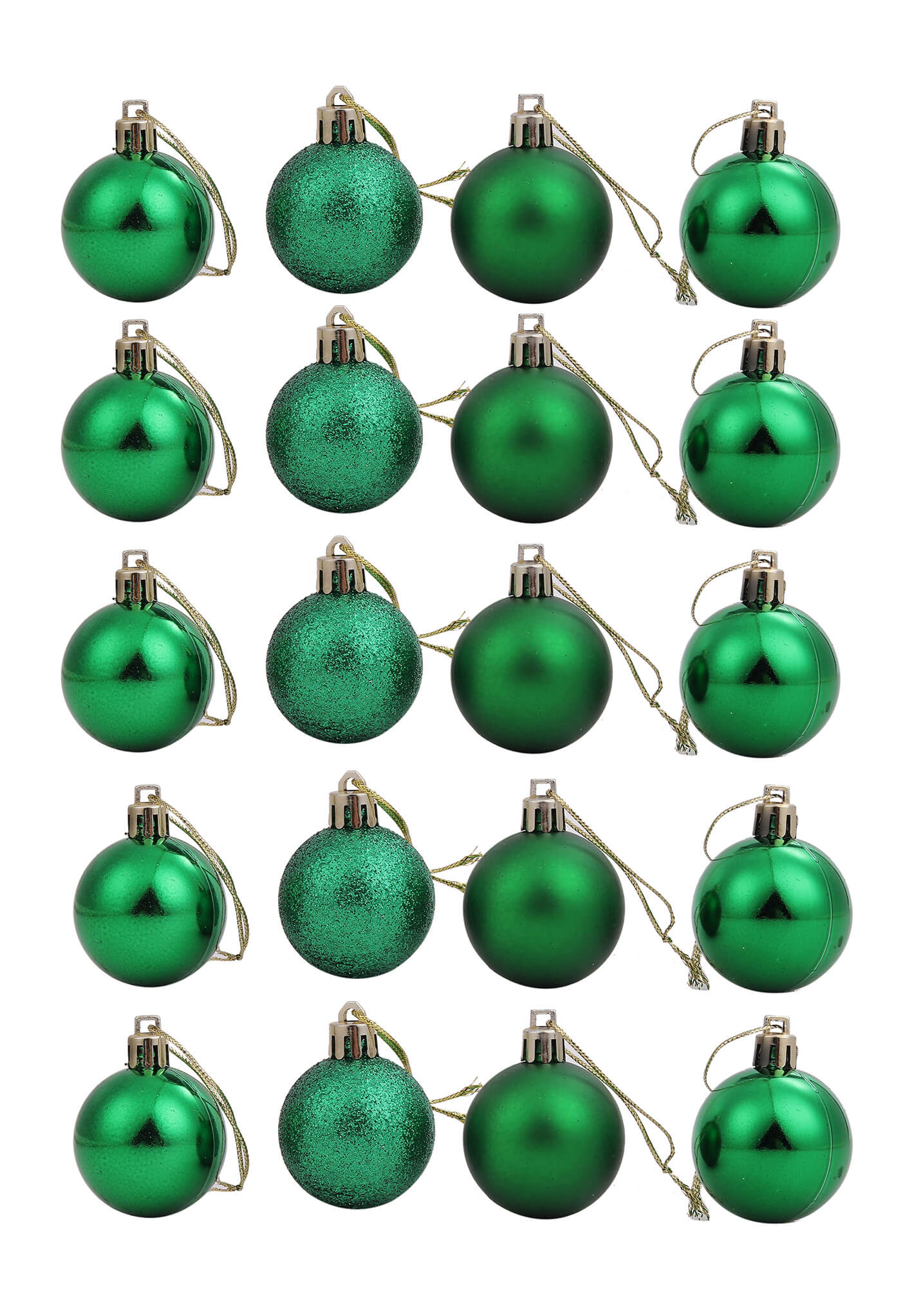 סט 20 כדורי כריסמס