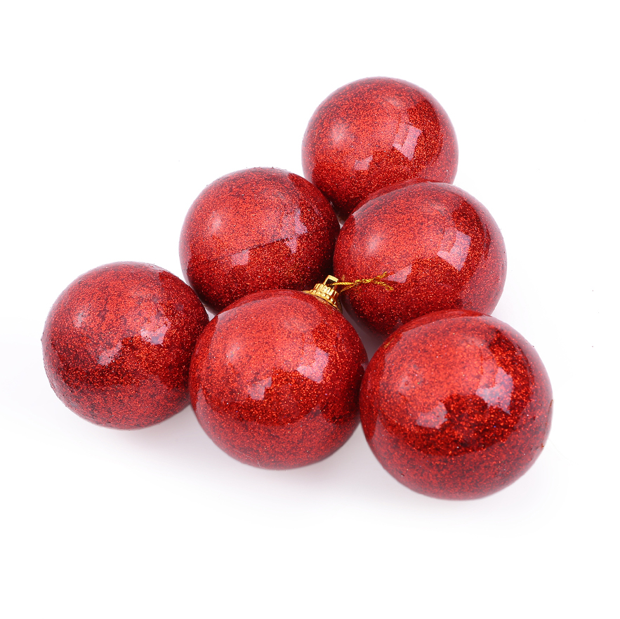 כדורים צבעוניים לעץ אשוח 6 סמ