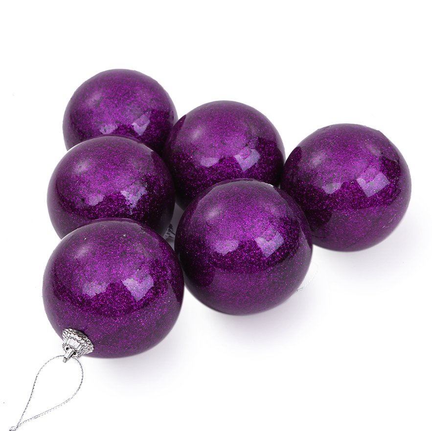 כדורים צבעוניים לעץ אשוח 6 סמ